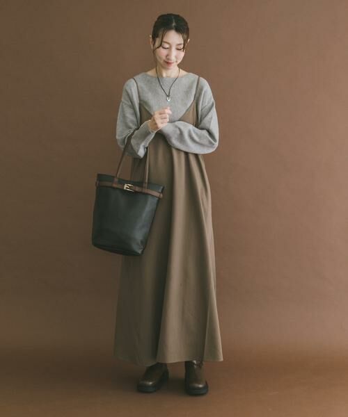 URBAN RESEARCH ITEMS / アーバンリサーチ アイテムズ ワンピース | ウールライクキャミワンピース | 詳細4