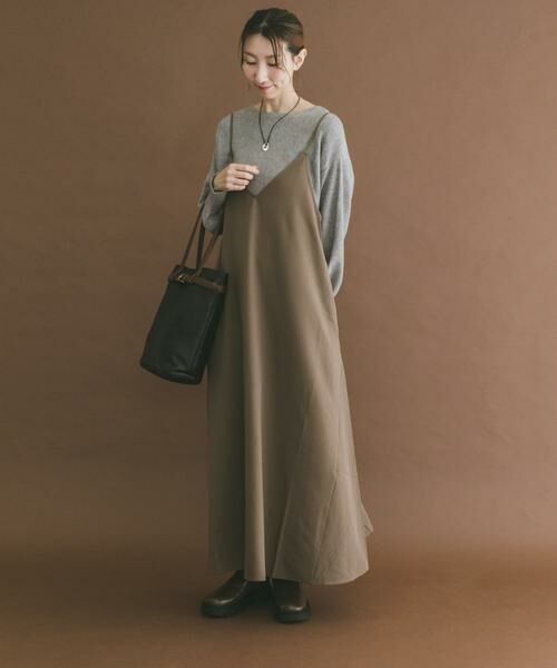 URBAN RESEARCH ITEMS / アーバンリサーチ アイテムズ ワンピース | ウールライクキャミワンピース | 詳細5