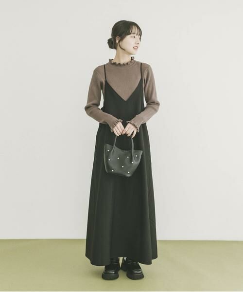 URBAN RESEARCH ITEMS / アーバンリサーチ アイテムズ ワンピース | ウールライクキャミワンピース | 詳細9