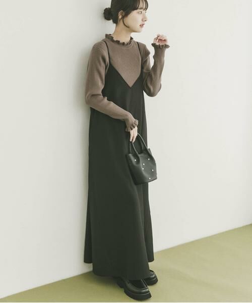 URBAN RESEARCH ITEMS / アーバンリサーチ アイテムズ ワンピース | ウールライクキャミワンピース | 詳細11