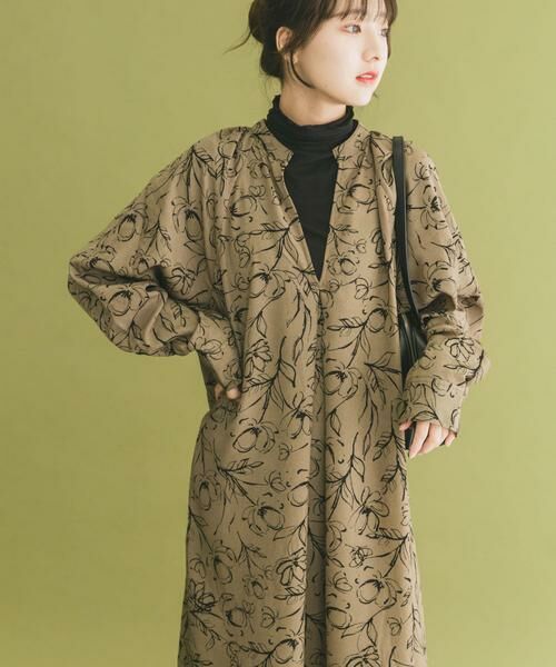 URBAN RESEARCH ITEMS / アーバンリサーチ アイテムズ ワンピース | フラワープリントワンピース | 詳細4