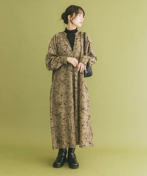 URBAN RESEARCH ITEMS / アーバンリサーチ アイテムズ ワンピース | フラワープリントワンピース | 詳細6