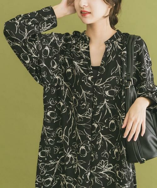 URBAN RESEARCH ITEMS / アーバンリサーチ アイテムズ ワンピース | フラワープリントワンピース | 詳細14