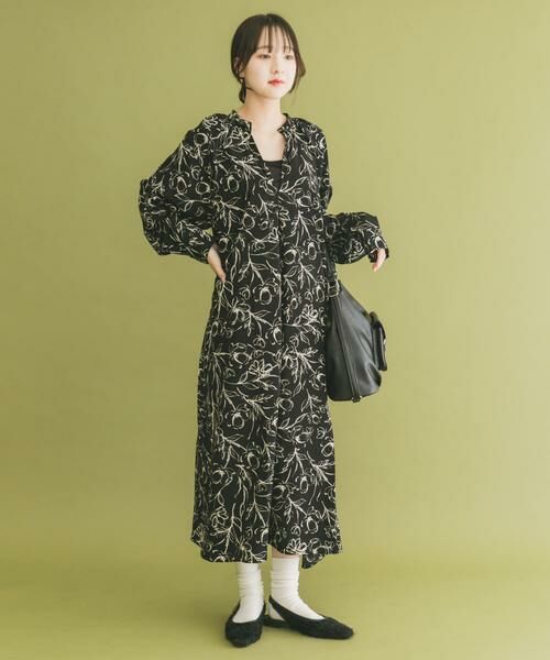 URBAN RESEARCH ITEMS / アーバンリサーチ アイテムズ ワンピース | フラワープリントワンピース | 詳細17