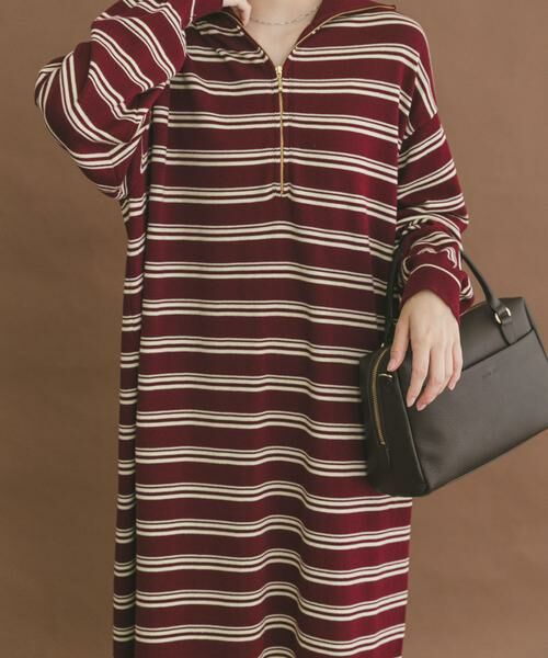 URBAN RESEARCH ITEMS / アーバンリサーチ アイテムズ ワンピース | ハーフジップポロワンピース | 詳細1