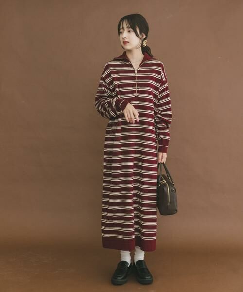 URBAN RESEARCH ITEMS / アーバンリサーチ アイテムズ ワンピース | ハーフジップポロワンピース | 詳細4