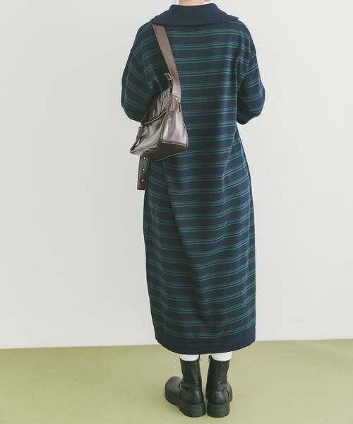 URBAN RESEARCH ITEMS / アーバンリサーチ アイテムズ ワンピース | ハーフジップポロワンピース | 詳細14