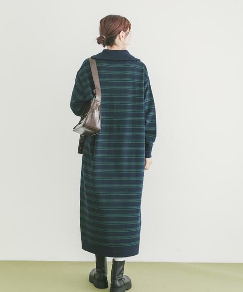 URBAN RESEARCH ITEMS / アーバンリサーチ アイテムズ ワンピース | ハーフジップポロワンピース | 詳細16