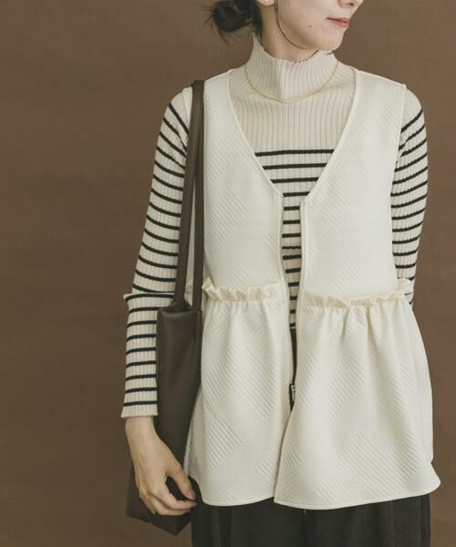 URBAN RESEARCH ITEMS / アーバンリサーチ アイテムズ ベスト | 『イージーケア』ティアードジレベスト | 詳細1