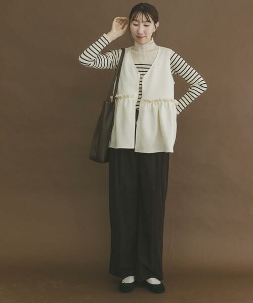 URBAN RESEARCH ITEMS / アーバンリサーチ アイテムズ ベスト | 『イージーケア』ティアードジレベスト | 詳細3