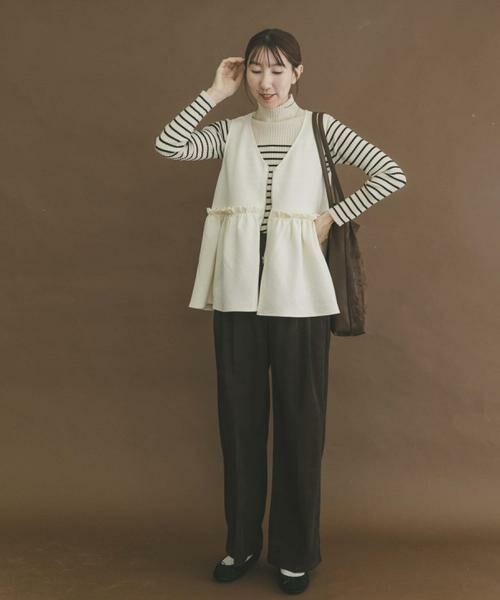 URBAN RESEARCH ITEMS / アーバンリサーチ アイテムズ ベスト | 『イージーケア』ティアードジレベスト | 詳細4