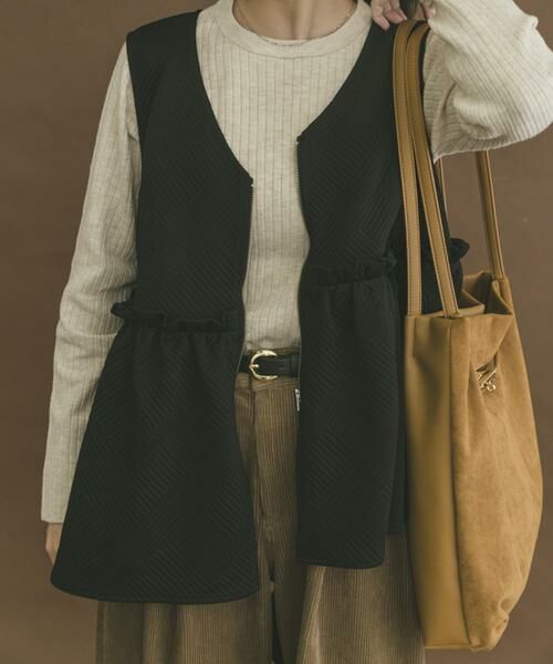 URBAN RESEARCH ITEMS / アーバンリサーチ アイテムズ ベスト | 『イージーケア』ティアードジレベスト | 詳細7