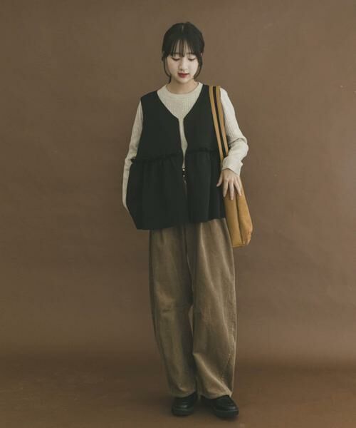 URBAN RESEARCH ITEMS / アーバンリサーチ アイテムズ ベスト | 『イージーケア』ティアードジレベスト | 詳細9