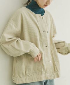 URBAN RESEARCH ITEMS / アーバンリサーチ アイテムズ ノーカラージャケット | 『イージーケア』コーデュロイノーカラージャケット