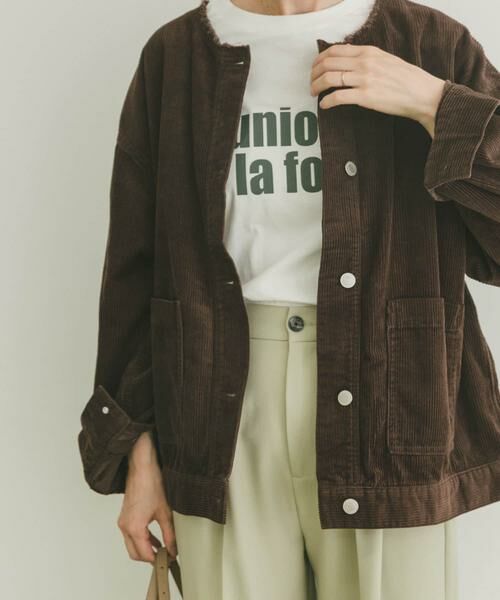 URBAN RESEARCH ITEMS / アーバンリサーチ アイテムズ ノーカラージャケット | 『イージーケア』コーデュロイノーカラージャケット | 詳細1