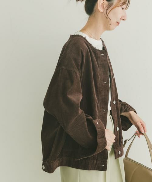 URBAN RESEARCH ITEMS / アーバンリサーチ アイテムズ ノーカラージャケット | 『イージーケア』コーデュロイノーカラージャケット | 詳細2