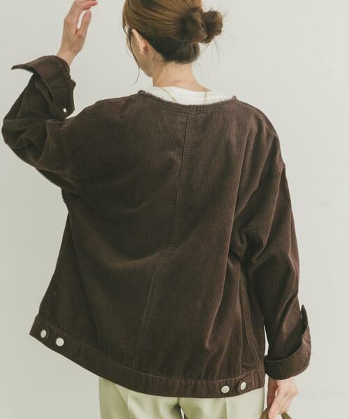 URBAN RESEARCH ITEMS / アーバンリサーチ アイテムズ ノーカラージャケット | 『イージーケア』コーデュロイノーカラージャケット | 詳細4