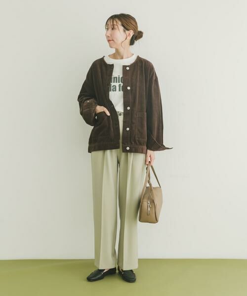 URBAN RESEARCH ITEMS / アーバンリサーチ アイテムズ ノーカラージャケット | 『イージーケア』コーデュロイノーカラージャケット | 詳細5