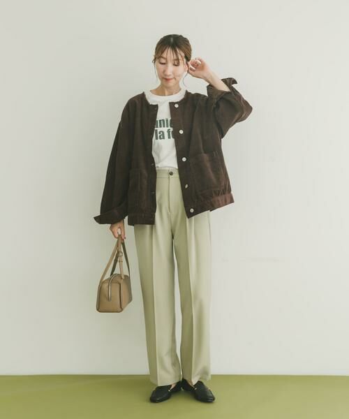 URBAN RESEARCH ITEMS / アーバンリサーチ アイテムズ ノーカラージャケット | 『イージーケア』コーデュロイノーカラージャケット | 詳細6