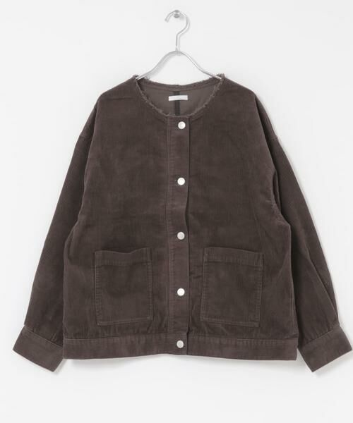 URBAN RESEARCH ITEMS / アーバンリサーチ アイテムズ ノーカラージャケット | 『イージーケア』コーデュロイノーカラージャケット | 詳細7