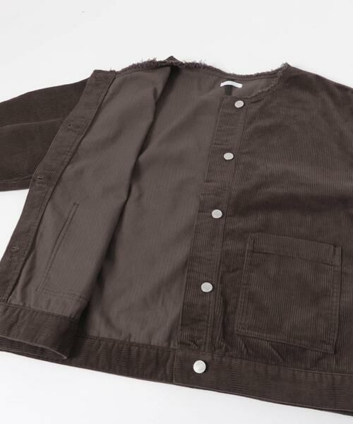 URBAN RESEARCH ITEMS / アーバンリサーチ アイテムズ ノーカラージャケット | 『イージーケア』コーデュロイノーカラージャケット | 詳細8
