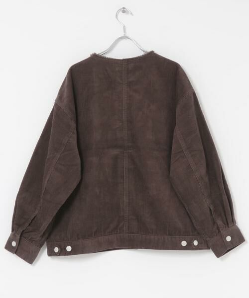 URBAN RESEARCH ITEMS / アーバンリサーチ アイテムズ ノーカラージャケット | 『イージーケア』コーデュロイノーカラージャケット | 詳細9