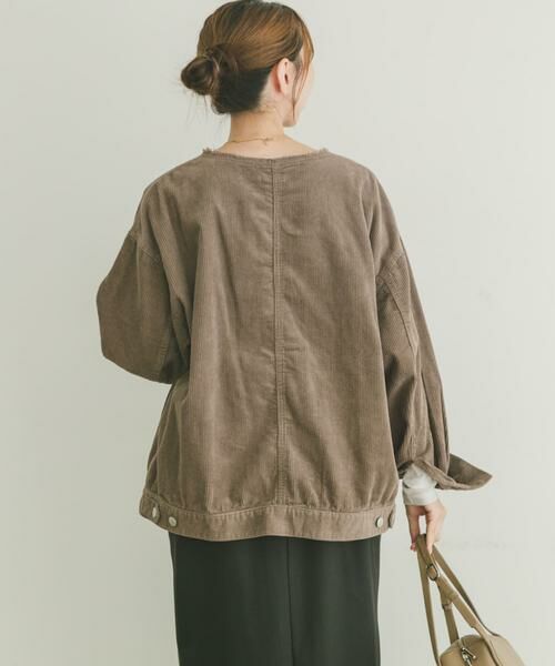 URBAN RESEARCH ITEMS / アーバンリサーチ アイテムズ ノーカラージャケット | 『イージーケア』コーデュロイノーカラージャケット | 詳細13