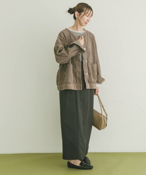 URBAN RESEARCH ITEMS / アーバンリサーチ アイテムズ ノーカラージャケット | 『イージーケア』コーデュロイノーカラージャケット | 詳細14