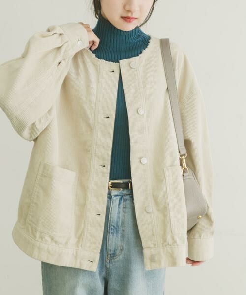 URBAN RESEARCH ITEMS / アーバンリサーチ アイテムズ ノーカラージャケット | 『イージーケア』コーデュロイノーカラージャケット | 詳細20