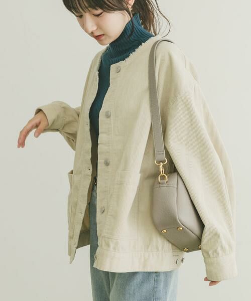 URBAN RESEARCH ITEMS / アーバンリサーチ アイテムズ ノーカラージャケット | 『イージーケア』コーデュロイノーカラージャケット | 詳細21