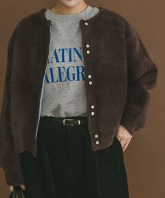 URBAN RESEARCH ITEMS / アーバンリサーチ アイテムズ カーディガン・ボレロ | ダブルフェイスニットカーディガン