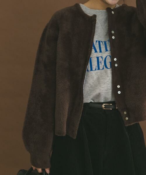 URBAN RESEARCH ITEMS / アーバンリサーチ アイテムズ カーディガン・ボレロ | ダブルフェイスニットカーディガン | 詳細3