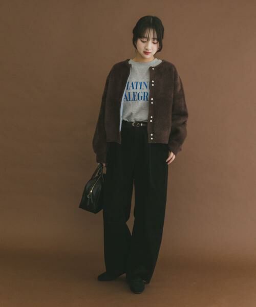 URBAN RESEARCH ITEMS / アーバンリサーチ アイテムズ カーディガン・ボレロ | ダブルフェイスニットカーディガン | 詳細4