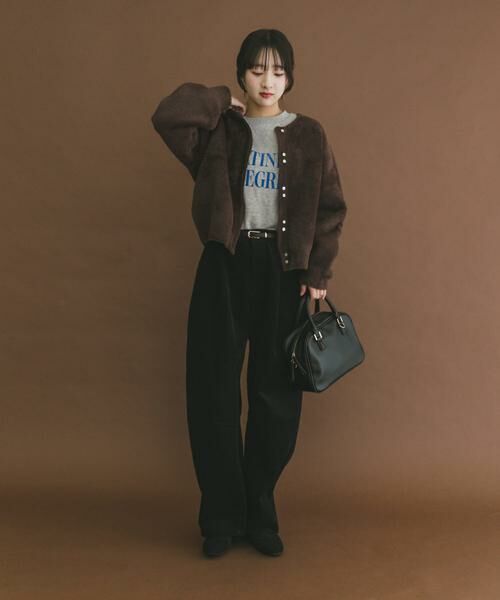 URBAN RESEARCH ITEMS / アーバンリサーチ アイテムズ カーディガン・ボレロ | ダブルフェイスニットカーディガン | 詳細5