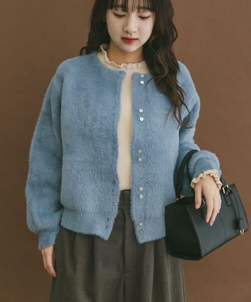 URBAN RESEARCH ITEMS / アーバンリサーチ アイテムズ カーディガン・ボレロ | ダブルフェイスニットカーディガン | 詳細1