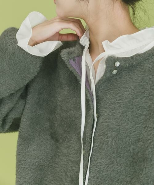 URBAN RESEARCH ITEMS / アーバンリサーチ アイテムズ カーディガン・ボレロ | ダブルフェイスニットカーディガン | 詳細24