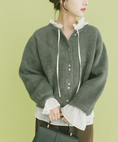 URBAN RESEARCH ITEMS / アーバンリサーチ アイテムズ カーディガン・ボレロ | ダブルフェイスニットカーディガン | 詳細25