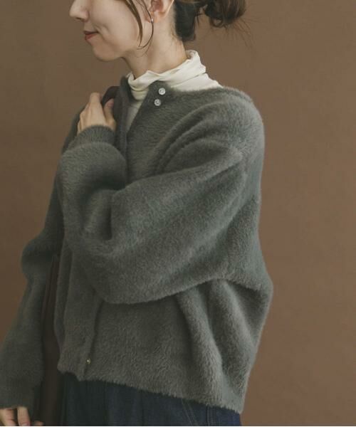 URBAN RESEARCH ITEMS / アーバンリサーチ アイテムズ カーディガン・ボレロ | ダブルフェイスニットカーディガン | 詳細10