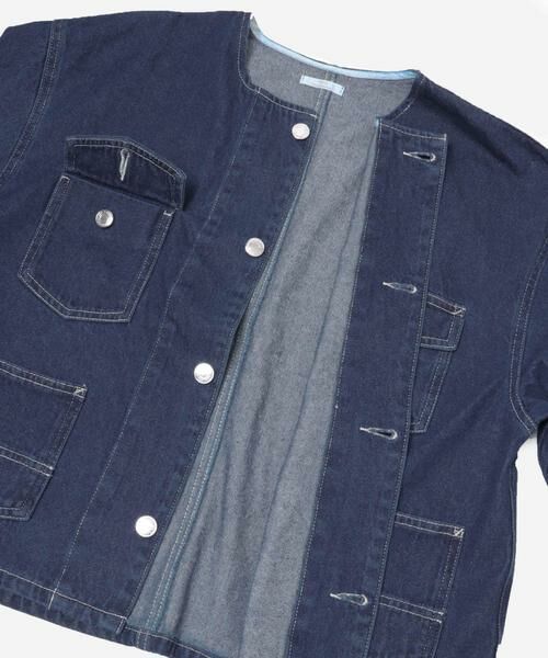 URBAN RESEARCH ITEMS / アーバンリサーチ アイテムズ Gジャン・デニムジャケット | デニムノーカラージャケット | 詳細6