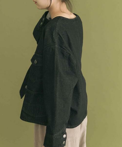 URBAN RESEARCH ITEMS / アーバンリサーチ アイテムズ Gジャン・デニムジャケット | デニムノーカラージャケット | 詳細12