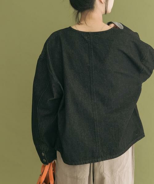 URBAN RESEARCH ITEMS / アーバンリサーチ アイテムズ Gジャン・デニムジャケット | デニムノーカラージャケット | 詳細13