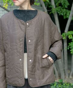 URBAN RESEARCH ITEMS / アーバンリサーチ アイテムズ ノーカラージャケット | ノーカラー中綿ブルゾン