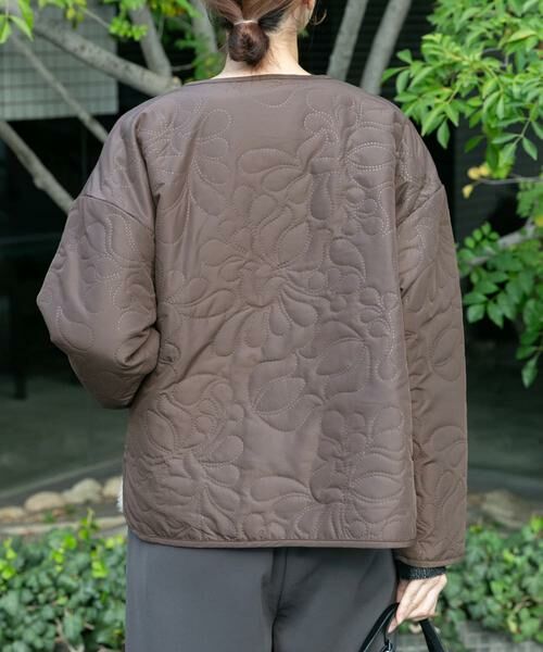 URBAN RESEARCH ITEMS / アーバンリサーチ アイテムズ ノーカラージャケット | ノーカラー中綿ブルゾン | 詳細3