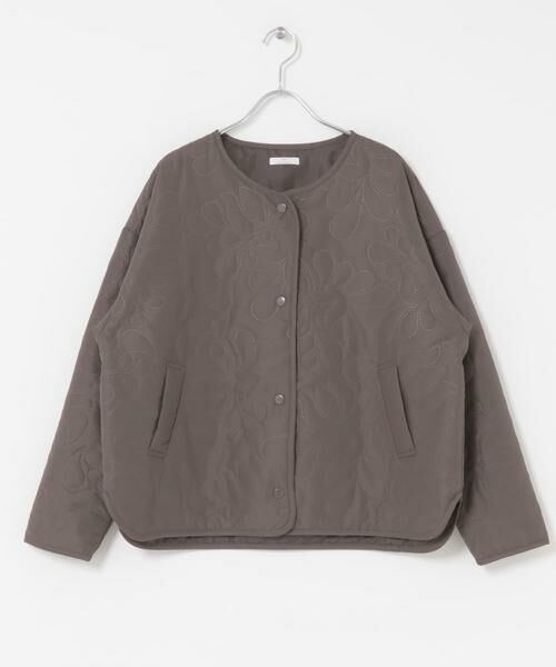 URBAN RESEARCH ITEMS / アーバンリサーチ アイテムズ ノーカラージャケット | ノーカラー中綿ブルゾン | 詳細8