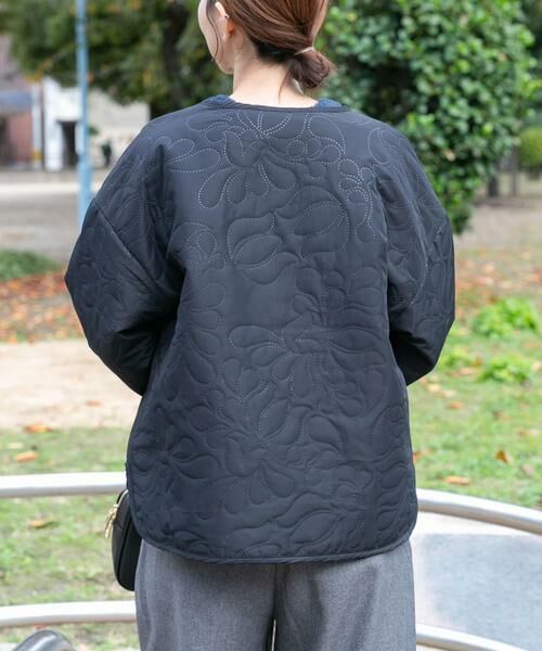 URBAN RESEARCH ITEMS / アーバンリサーチ アイテムズ ノーカラージャケット | ノーカラー中綿ブルゾン | 詳細12