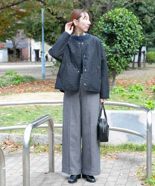 URBAN RESEARCH ITEMS / アーバンリサーチ アイテムズ ノーカラージャケット | ノーカラー中綿ブルゾン | 詳細14