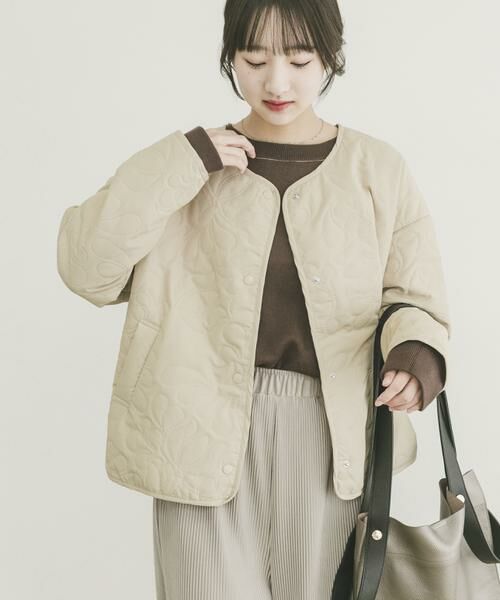 URBAN RESEARCH ITEMS / アーバンリサーチ アイテムズ ノーカラージャケット | ノーカラー中綿ブルゾン | 詳細20