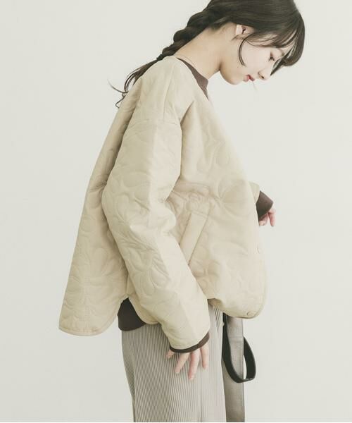 URBAN RESEARCH ITEMS / アーバンリサーチ アイテムズ ノーカラージャケット | ノーカラー中綿ブルゾン | 詳細21