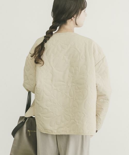 URBAN RESEARCH ITEMS / アーバンリサーチ アイテムズ ノーカラージャケット | ノーカラー中綿ブルゾン | 詳細22