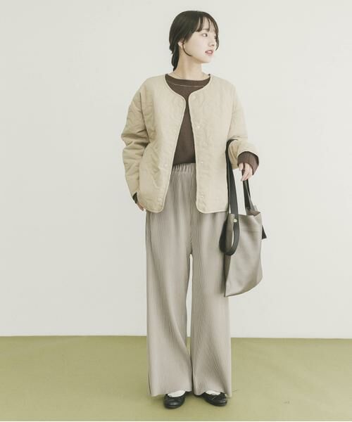 URBAN RESEARCH ITEMS / アーバンリサーチ アイテムズ ノーカラージャケット | ノーカラー中綿ブルゾン | 詳細23